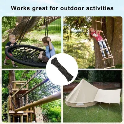 Nylonseil 8mm - 20m Geflochtenes Seil - Hohe Zugkraft - Multifunktionale Verwendung - Gartenarbeit/Outdoor - Hohe