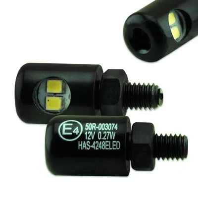 Image de Eclairage LED de plaque d'immatriculation Byte noir alu