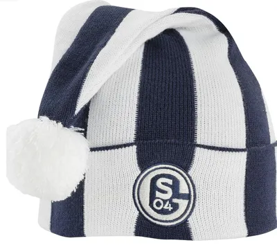 Produktbild von FC Schalke 04 S04 Zipfelmütze Retro gestreift