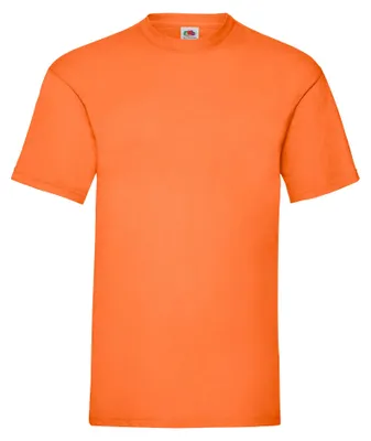 Obrázok produktu pre Fruit of the Loom – Pánske tričko „Valueweight“ FK1802 (L) (oranžové)