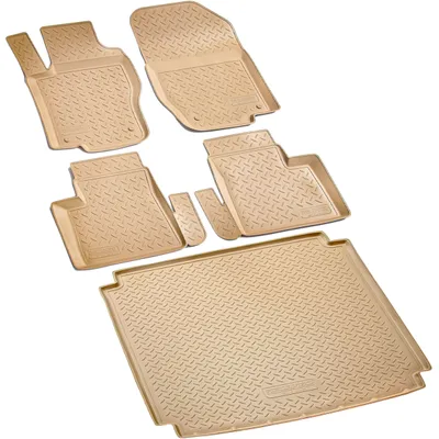 Produktbild von Fußmatten & Kofferraumwanne Set passend für Mercedes GL-Klasse, X164, 5 Sitze | 2006-2012