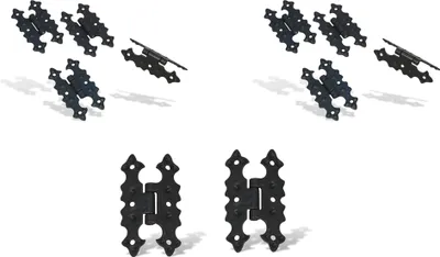 Produktbild von 10 Stück B&B Scharnier Alte Beschläge im restaurierungsshop Möbelbänder symmetrisch 70/38mm