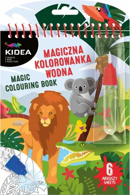 Obrázok produktu pre Kúzelná vodová maľovanka s fixkou Safari Kidea