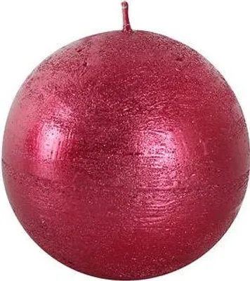 Zdjęcie produktu dla Świeca Kula, Średnica 8 Cm, Czerwona