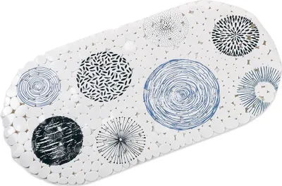 Obrázok produktu pre Baytex Protišmyková podložka do vane Blue Circles 69 cm x 35 cm