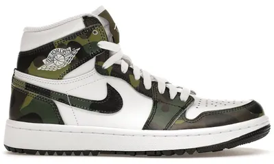 Produktbild von Jordan 1 High Golf Camo - EU 47.5