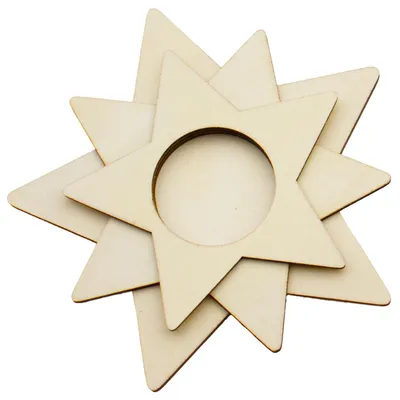 Produktbild von EDUPLAY 210304 Teelichthalter 3-Fach-Stern