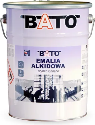 Zdjęcie produktu dla Emalia alkidowa BATO RAL 3020 szybkoschnąca 5L