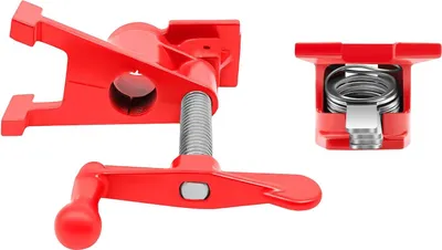 Zdjęcie produktu dla Zestaw 4 zacisków rurowych – zacisk śrubowy/zacisk rurowy – 19 mm – żeliwo – do obróbki drewna – do materiałów niemetalowych