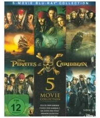 Produktbild von Blu-ray Box Pirates of the Caribbean 1 - 5