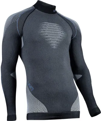 Produktbild von UYN Evolutyon langarm Funktionsshirt Turtleneck Herren anthrazit melange/nude/avio XXL
