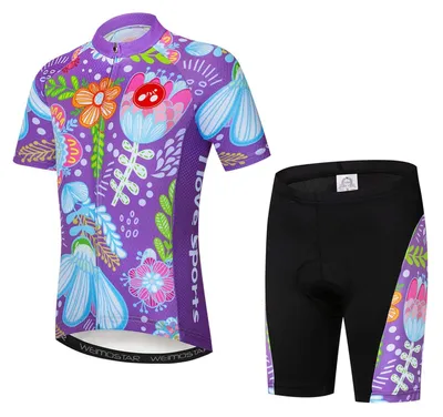 Produktbild von Fahrradtrikot und Shorts Set für Kinder