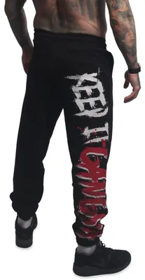 Obrázok produktu pre Yakuza Pánske nohavice Gangsta Loose Jogging Pants, čierne, M