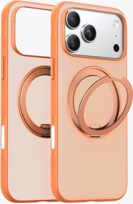 Immagine prodotto di TORRAS Ostand R Fitness - custodia per iPhone 17 Pro Max compatibile con MagSafe (energy orange)