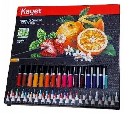 Produktbild von Kayet Buntstifte Holz Rund 36 Farben