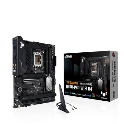 Produktbild von ASUS TUF GAMING H670-PRO WIFI D4 Intel H670 LGA 1700 ATX