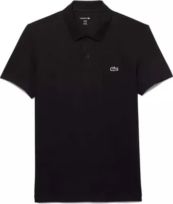 Produktbild von LACOSTE Fit Baumwolle Knit Polo Herren schwarz L