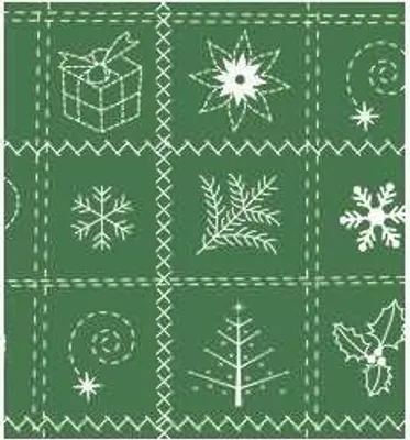 Produktbild von Transparentpapier 115 g/qm A4 VE=25 Blatt Country Christmas grün