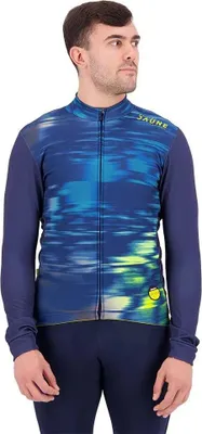 Image de Santini Le Maillot Jaune maillot à manches longues bleu M Hommes bleu M