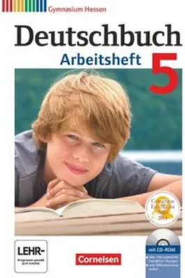 Immagine prodotto di Deutschbuch 5. Schuljahr. Arbeitsheft mit Lösungen und Übungs-CD-ROM. Gymnasium Hessen