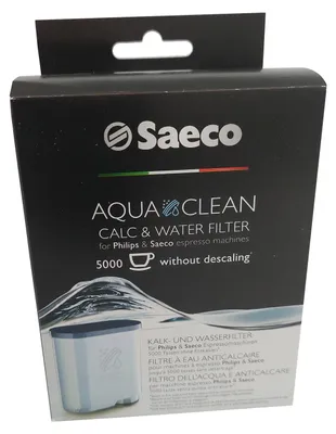 Produktbild von Saeco AquaClean CA6903/00 Kalk- und Wasserfilter, Saeco, Schwarz, Silber, Kunststoff, 5000 Tassen, 85 x 40 x 87 mm, 140 g