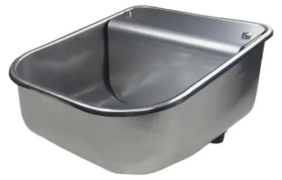 Produktbild von LISTER Pferdetränke Edelstahl 2 l Schwimmerventil