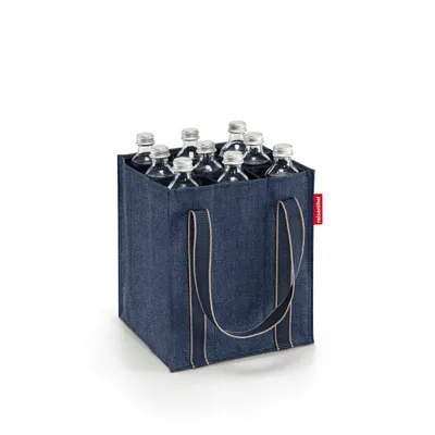 Obrázek produktu pro reisenthel taška na láhev, taška na láhev, taška na láhev, Herringbone Dark Blue, ZJ4113