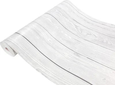 Produktbild von Klebefolie Möbel 45x240 cm - Graue Holzbretter - Möbelfolie selbstklebend in Deko-Stil - Folie für Möbel zur Renovierung von Türen, Schränken und Regalen - Möbelfolie dekorativ und pflegeleicht