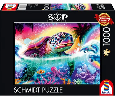 Image de Schmidt Spiele GmbH PU1000T. S.Pike Neon Tortue Autre