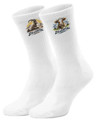 Produktbild von epicsocks Zillerblick Zillertal einfach tierisch Socken in 42-46 im Paar