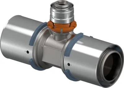 Produktbild von UPONOR S-Press T-Stück, reduziert, 50-25-50, 1 Stk.