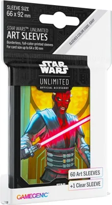 Produktbild von Star Wars Unlimited Art Sleeves Darth Maul