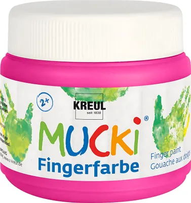 Immagine prodotto di KREUL Pittura per dita "MUCKI", rosa, 150 ml