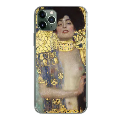 Produktbild von MuchoWow® Handyhülle Schutzhülle Hülle für iPhone 11 Pro Max Judith - Gustav Klimt Silikon Softcase Handy Hülle - Schutz