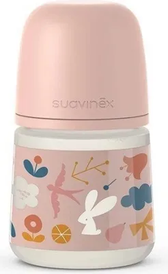 Produktbild von Suavinex Anti-Kolik Babyflasche 150 ml - Rosa