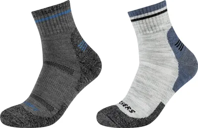 Produktbild von Skechers 2PPK Männer Trail Wolle Viertel Socken SK42052-9300
