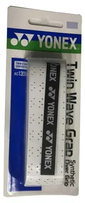 Productafbeelding van Yonex Twin Wave Grap AC139 Tennisgrip, wit. Wit, one size