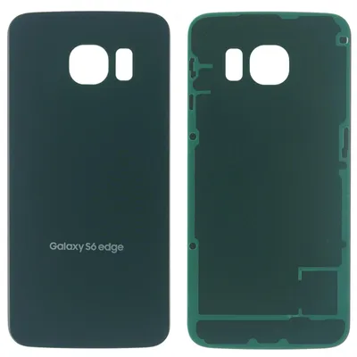 Produktbild von Samsung Galaxy S6 edge (SM-G925F) Backcover + Kameraglas + Kleber, Schwarz
