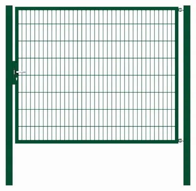 Zdjęcie produktu dla Alberts 647735 Bramka pojedyncza Flexo z akcesoriami, zielona, szerokość 200 cm, wysokość 200 cm