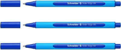 Produktbild von Schneider Kugelschreiber Slider Edge XB - 3er-Set blau