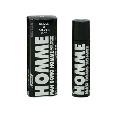 Image de Eau de toilette pour homme Black and Silver - 100ml