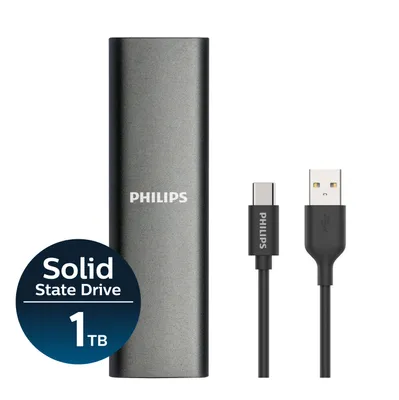 Produktbild von Philips Externe SSD 1TB Ultra Speed Grey