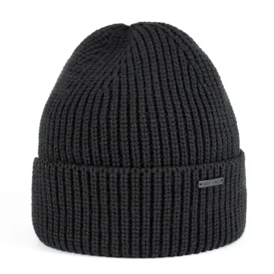 Produktbild von Smith & Miller "Logan" Beanie, black