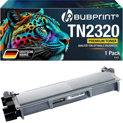 Immagine prodotto di Toner Bubprint XXL compatibile con le stampanti Brother TN-2320 e TN-2310, colore nero