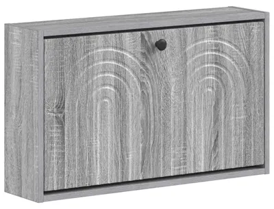 Immagine prodotto di Armadietto a muro per scarpe, modello ALKMAAR, dimensioni 71 x 17 x 43 cm, finitura Sonoma grigio