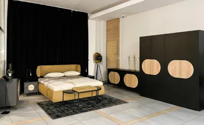 Produktbild von Nachttisch Grau Schlafzimmer Elegantes Tisch Luxus Holz Möbel Beistelltisch
