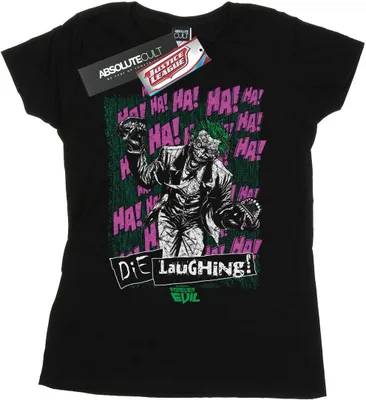 Produktbild von DC Comics - "Justice League Die Laughing" T-Shirt für Damen BI24631 (M) (Schwarz)