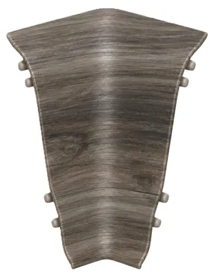 Imagen del producto de Moldura de suelo Soklová SLK50, color Pekan granit, para esquinas interiores