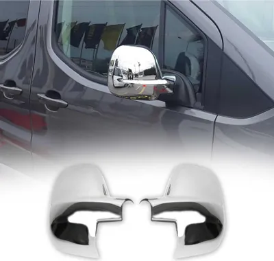 Obrázok produktu pre Kryty zrkadiel Kryt zrkadla pre Citroen Berlingo 2018-2025 Chrome ABS Silver