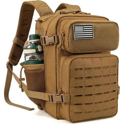 Immagine prodotto di Zaino militare Famanu, grande capacità, 25 litri, impermeabile, sistema MOLLE